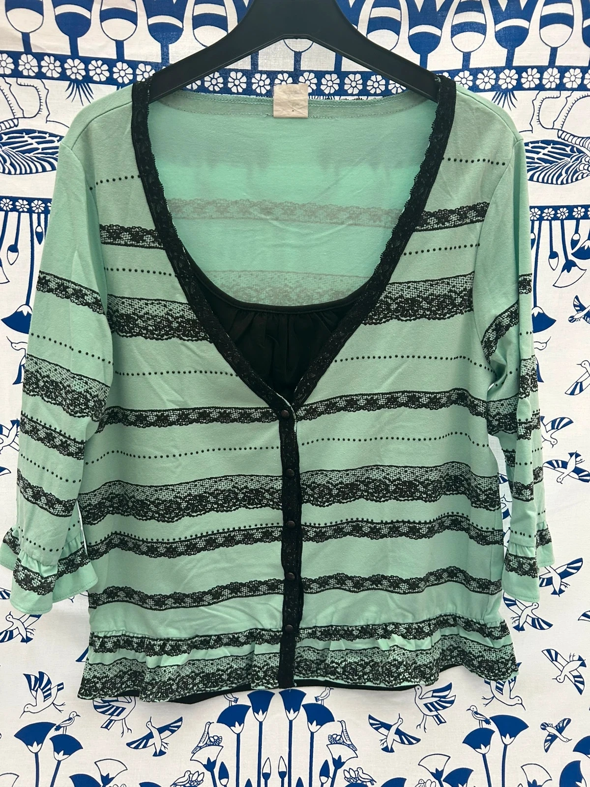Blouse  44/2XL manches 3/4 femme bon état